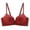Red, variant on Women's Sculpted Push-Up Bra with Contrast Straps - Glossy Underwire Bandeau for Intense Lift, Cleavage Enhancement & All-Day Comfort
