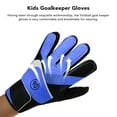 thumbnail image 1 of 1 par de guantes de portero para niños, guantes de portero de fútbol para niños, guantes de ejercicio antideslizantes, azul, 17 ~ 18cm/6,69 ~ 7,09 pulgadas, 1 of 5