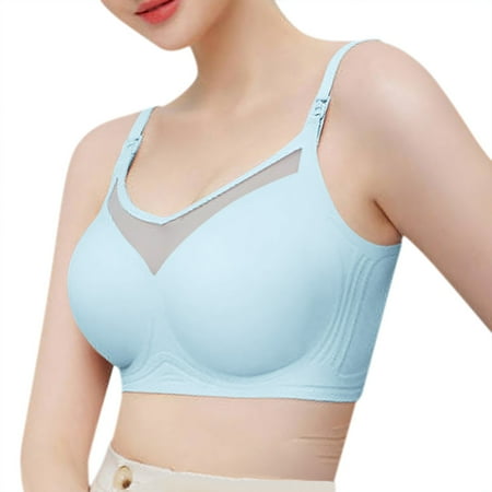 Icvfdpl Nursing Bras For Breastfeeding Mesh Nursing Bras Comfort Maternity Bra Wireless Pregnancy Sleep Bra Breathable Xxl