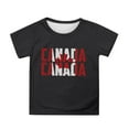 thumbnail image 4 of KAUOD Kids Canada Day Flag Shirt Patriotic Maple T-shirts for Boys Girls Short Sleeve Crewneck Cotton Graphic Tees Tops, 4 of 4