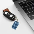 thumbnail image 7 of Uemuo Beautiful King Penguin Pattern Pattern Rectangular Metal Keychain - Durable, Stylish, and Personalized Key Ring for Men and Women,Engraved Keychain,Gift Slim Sturdy Keychain, 7 of 7