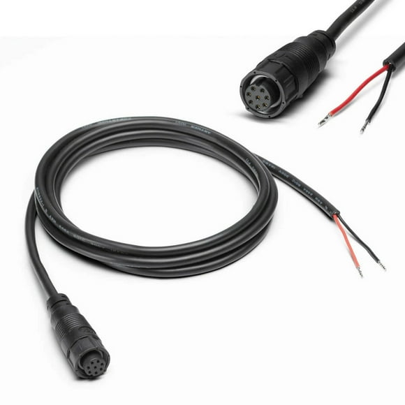 Humminbird Fish Finder Power Cable 720085-1 PC 12; For Use With SOLIX And ONIX Series; 6 Feet Length; Black