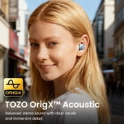سماعات أذن لاسلكية صغيرة Tozo A1 بلوتوث 5.3 بوصة، تشغيل 7h/32h، 2 ميكروفون لمكالمات الذكاء الاصطناعي، خفيفة الوزن ومقاومة للماء، 32eq يتم التحكم فيها عن طريق التطبيق، صوت ستيريو باس غامر ممتاز، أزرق
