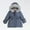 Sky Blue, variant on ATOGUTA Winter Coats for Girls Winter Jacket Parka Down Coat Overcoat with Faux Fur Hood Pink, Size 3T-7