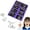 Purple, variant on Metal Brain Teaser Puzzles Ring, 2026 New Metal Puzzle Solving Set, Portable 3D Challenge Puzzle for Travel, IQ Educational Puzzles Game for Family Gathering, Physics Mind Game for Adults