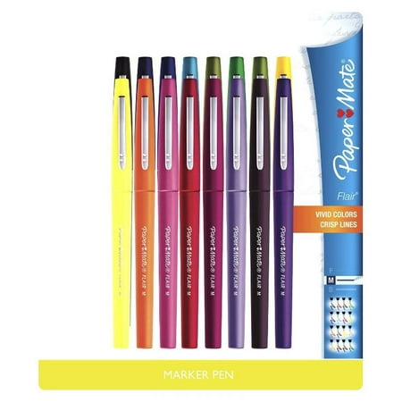 Papermate Flair Assorted 16ct (Best Felt Tip Calligraphy Pens)