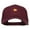 Maroon, variant on Mini Cat Face Embroidered Cotton Cap - Black OSFM