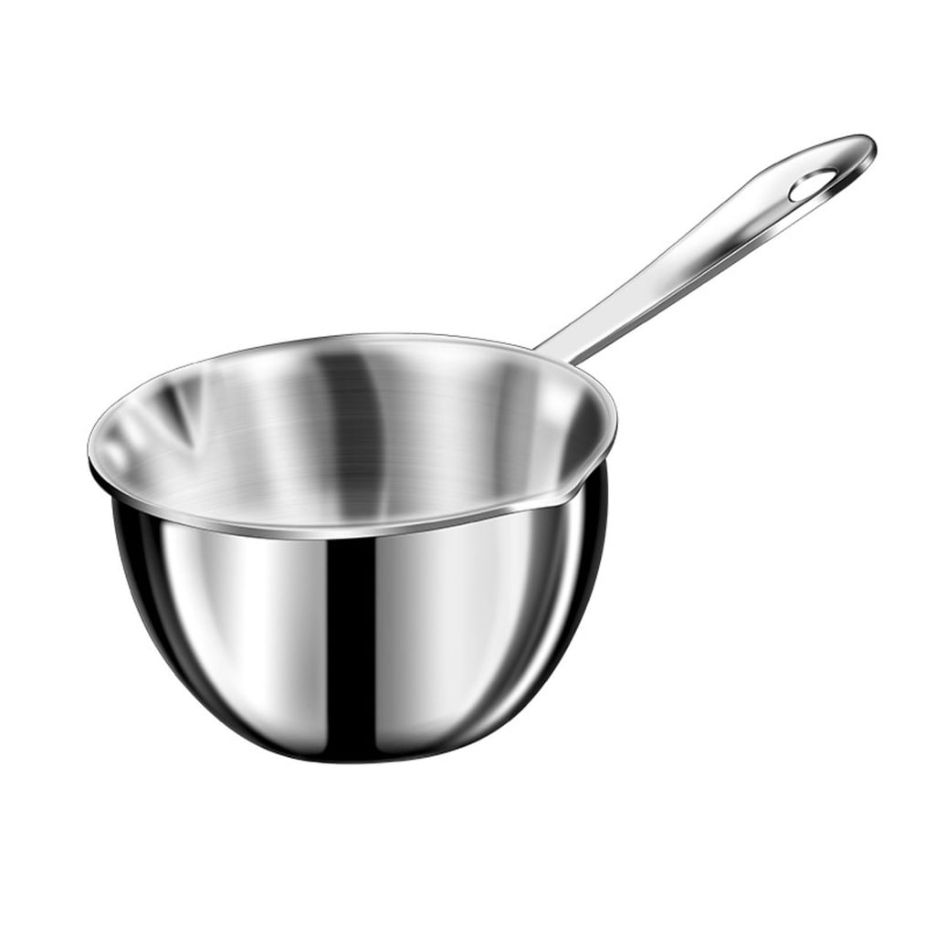 TINYSOME Mini Soup Pot Stainless Steel Saucepan Two Side Spouts Sauce