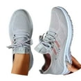 thumbnail image 2 of Wovix Women Extra Wide Width Sneakers Air Cushion Road Running Shoes Ultra Light Tennis Gym Workout Training Shoes Breathable Walking Shoes with Arch Support Spring Summer, 2 of 5