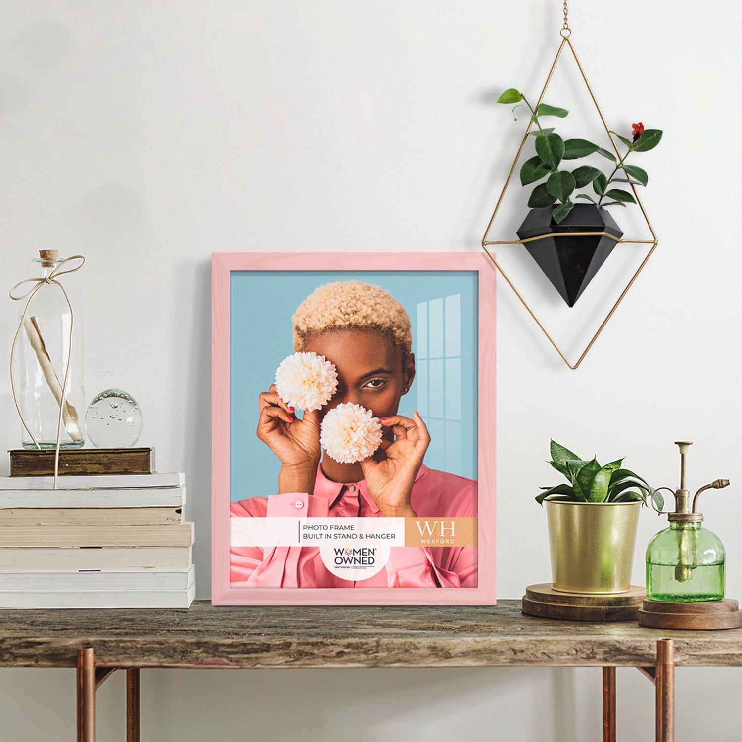 Woodgrain 11 in. x 14 in. Sunset Pink Picture Frame (Set of 2)