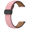 thumbnail image 1 of KOMI for Samsung 20MM magnetic leather strap Huawei Watch 22MM folding buckle leather strap, 5.5-8.7 inches,Pink, 1 of 5