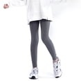 thumbnail image 5 of NIEWTR Cute Printed Girls Stretch Ankle Leggings Ankle Length Girl’s Leggings Athletic Dance Cheer Workout Pants for Kids Teens Tweens Youth Activewear Bottoms (B-Dark Gray,6-7 Years), 5 of 6
