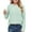Mint Green, variant on BRGZLK Boys Girls Long Sleeve T-Shirts Kids Cute Solid Color Shirts Loose Casual Round Neck Pullover Tops Light Blue 5-6 Years