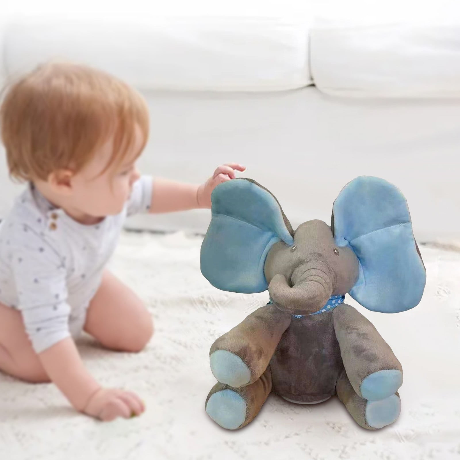 Reduced Peekaboo Electric Elephant Yttmshdga Dolls Accessories Elephant Stuffed Animal Set Animated Plush Singing Elephant Interactive Music For Babies Kids Baby Stuffed Animal Toy For Toddlers Ages