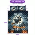 thumbnail image 5 of Happy Halloween Basset Hound Witch Pumpkins Bats Quilt Bedding Set Bassets Dog Breed Lovers Gifts Idea 1 Blanket Bed Cover 2 Pillowcases - 13012, 5 of 5