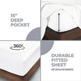 thumbnail image 5 of Superior Modal From Beechwood 400TC Sheet Set, King, White, 5 of 9