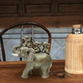 thumbnail image 5 of 3 Baby Elephants Riding AN Elephant Statue, Desk Collectable Craft Sculpture Animal Figurine For Anniversary Parties Decor Bookshelf Bedroom, 5 of 7