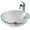Chrome, variant on KRAUS 16 1/2-inch Crystal Clear Glass Bathroom Vessel Sink and Matte Black Arlo Faucet Combo Set with Pop-Up Drain