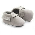 thumbnail image 3 of JEFFENLY Baby Boys Girls Moccasins Soft Sole Tassels Prewalker Anti-Slip Shoes, 3 of 3