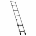 thumbnail image 5 of Trendix Telescoping Ladder 12.5ft  Stainless Steel  Extension Ladder with Locking Mechanism, Heavy Duty 330lbs Max Capacity, Collapsible Ladder for RV or Outdoor Work, 5 of 7