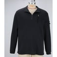 thumbnail image 3 of ZCFZJW Mens Long Sleeve Stand Collar Pullover Sweatshirts Casual 1/4 Zip up Solid Color Athletic Workout Sweatshirt Tops with Chest Zipper Pocket Black M, 3 of 7
