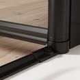thumbnail image 6 of Frameless Shower Door Pivot swing single glass panel shower door 34 in.W x 72 in.H,adjustable 33.5-35 inch frameless shower door with 1/4 inch clear tempered glass,matte black hardwares,Sliding Showe, 6 of 6