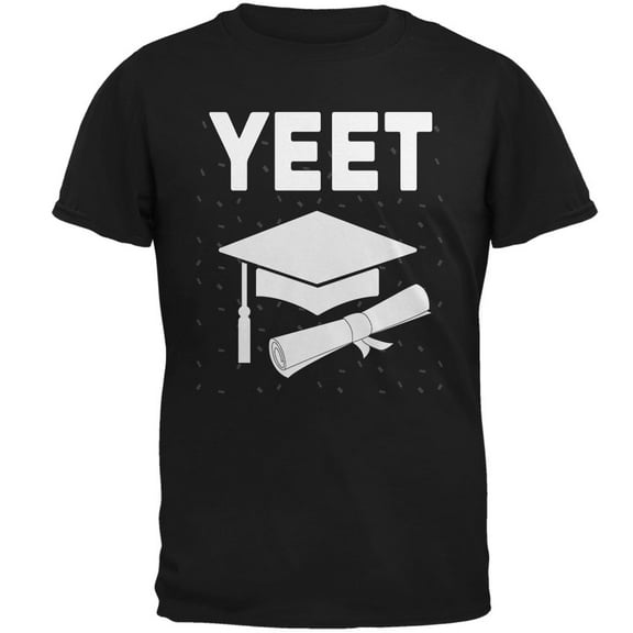 Old Glory Mens I Graduated Yeet Graduation Short Sleeve Graphic T Shirt