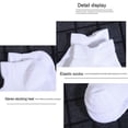 thumbnail image 2 of Sports Socks, Outdoor Breathable Running Hiking Socks Non-Slip Cycling Ankle Socks (White 39-42), 2 of 5