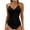 Black, variant on Zuesphe Sexy One Piece Swimsuit for Women Tummy Control Womens Bathing Suits Tankinis Plus Size Swimwear for Women Two Piece Tankini Top Criss Cross Back