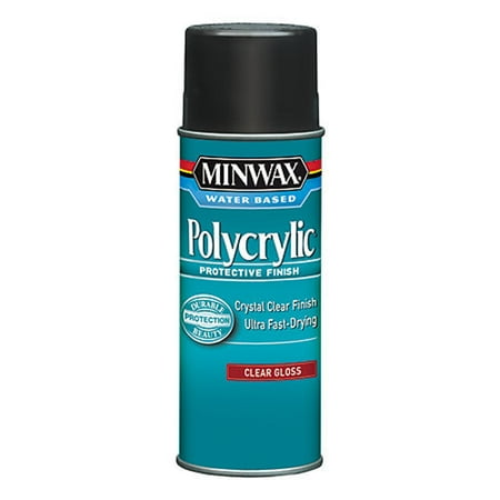 Polycrylic Aerosol - Minwax Polycrylic Clear Gloss Aerosol 11.5-Oz
