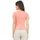 thumbnail image 3 of Playera Quarry Slim fit Básica Cuello Redondo Para Mujer, 3 of 4