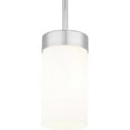 thumbnail image 2 of Progress Lighting Elevate 1-Light Mini Pendant, Glass, Polished Chrome, Etched White Shade, Design Series Collection, 2 of 7
