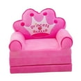 thumbnail image 3 of Sillón plegable para niños, muebles cómodos para niños con dibujos animados, silla plegable, silla para niños pequeños, plegable para sala de estar y Rosa, 3 of 8