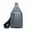 Gray, variant on Admvng Sling Bag for Men Women Shoulder Backpack Chest Bags Crossbody Daypack for Hiking Camping Outdoor Trip