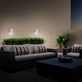 thumbnail image 2 of WAC Lighting Atlantis 6" LED 4000K Aluminum Indoor/Outdoor Wall Light in Black, 2 of 5