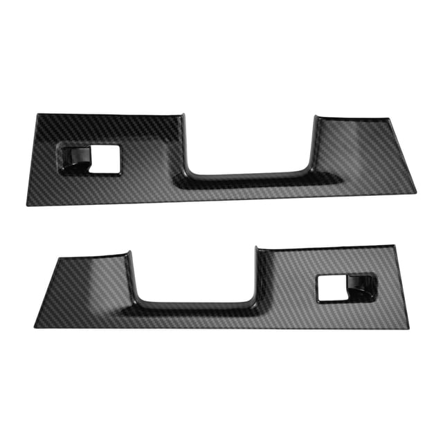 Recorte de cubierta del panel de interruptor de ventana de la puerta trasera Unique Bargains para Ford F-150 21-24 negro 1 juego