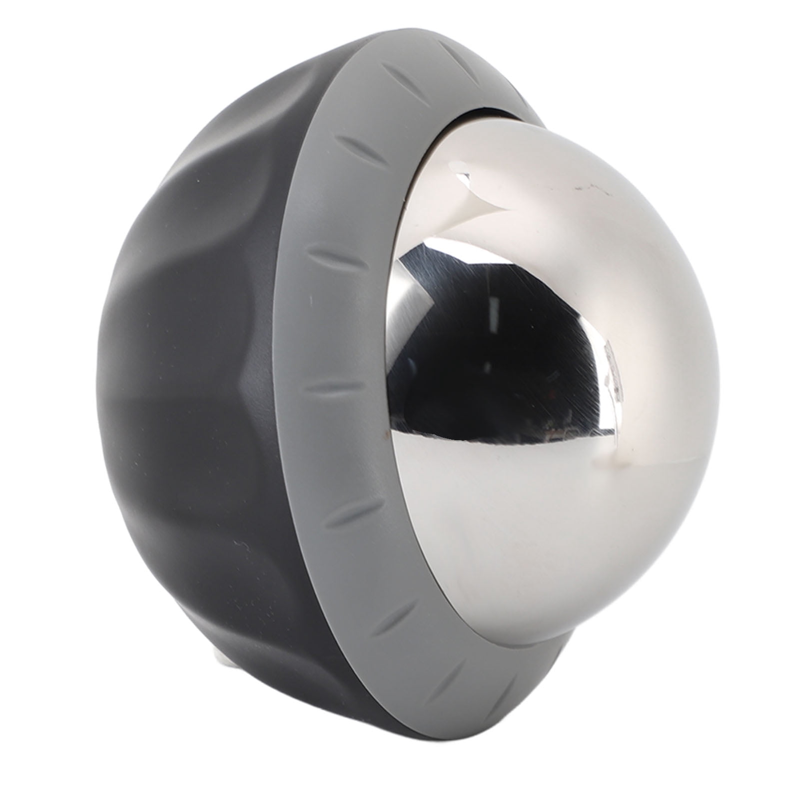M Buder Cryosphere Ice Massage Roller Ball Stainless Steel Cold Hot Compress Deep Tissue Muscle Massager Grey Black