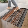 thumbnail image 4 of Bohemian Retro Floral Non-Slip Entryway Door Mat,Boho Indoor Decor Durable Low Plush Door Mat,Washable Welcome Rug for Patio Hallway Home Decor 17x30 Inches, 4 of 7