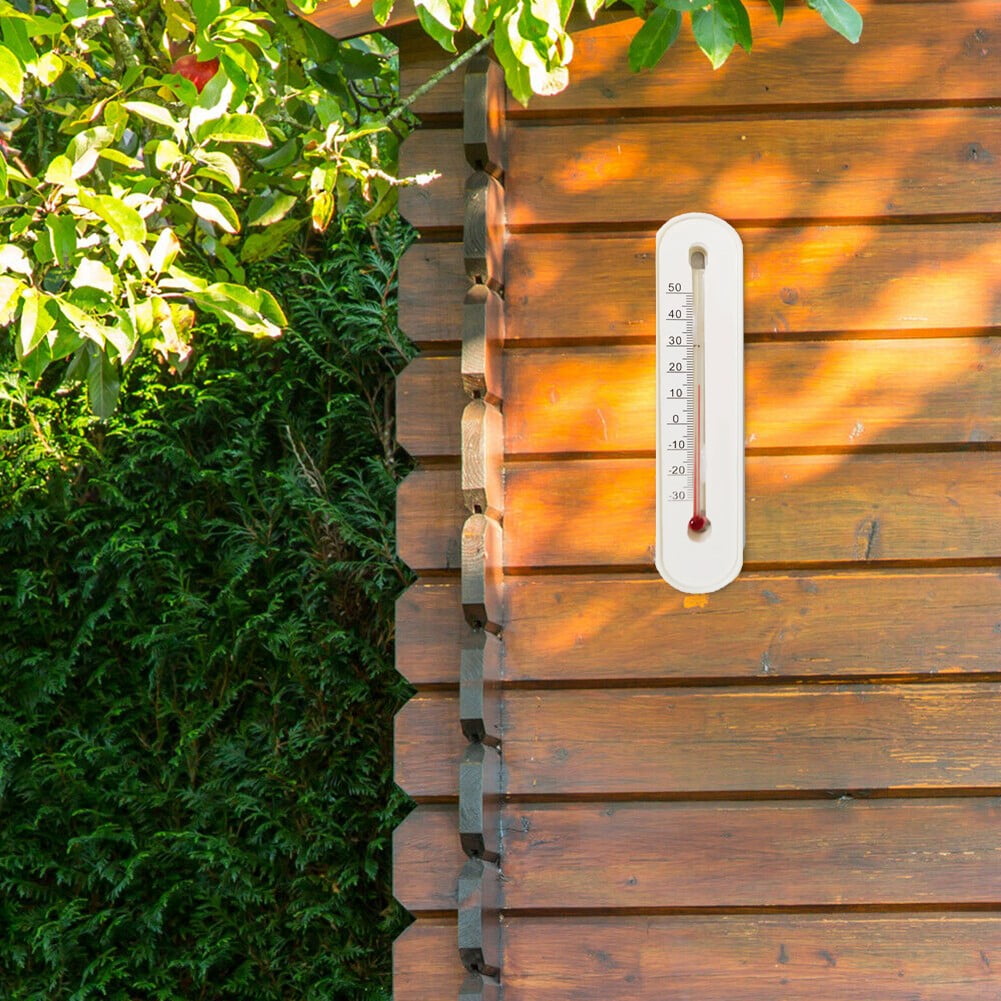 Geege 3Pcs Wall Thermometer Indoor Outdoor Mount Garden Greenhouse Home  Humidity Meter