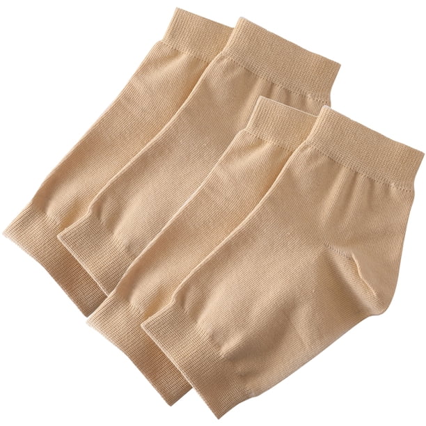 2 pares de calcetines de compresión transpirables para tobillo, para fascitis plantar, con mangas elásticas para tobillo.