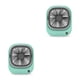 thumbnail image 4 of Bewildely Ventilador portátil Ventiladores de aire de escritorio de mano Refrigeración antideslizante Hogar Verde Verde 2Conjunto, 4 of 6