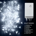thumbnail image 3 of 320 LED 9.8FT × 9.8FT Window Curtain String Light, 8 Modes, Wedding String Lights Decorations for Christmas Party Home Bedroom, Daylight, 3 of 4