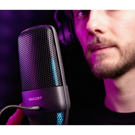 ROCCAT Torch Wired Condenser Microphone, Black
