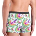 thumbnail image 4 of Men's Boxer Briefs, Colorful Flying Parrot Cute Soft Comfy Mens Underwear Boxer Briefs Breathable With Widen Waist, 4 of 7