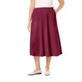 thumbnail image 1 of Woman Within Plus Size 7-day Knit A-line Skirt, 1 of 4