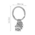thumbnail image 4 of Shisuyan Housewarming Keychain New Home Key Ring Zinc Alloy Key Chain Key Chain Bag Hanging Pendant Keychain Housewarming Keychain For New Homeowner, 4 of 8