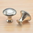 thumbnail image 5 of Cabinet Door Knobs Brushed Nickel Round Drawer Handle Hardware Stainless Steel With Screw For Kitchen Bathroom Bedroom Silver, 5 of 5