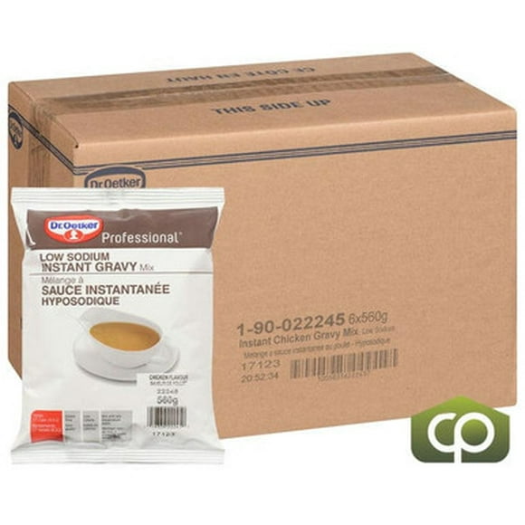 Oetker Mélange pour Sauce Poulet à Faible Teneur en Sodium 560 G/ 1,2 Lb (6/caisse) - Fabriqué au Canada