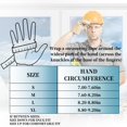 thumbnail image 4 of Guantes de trabajo JUMPHIGH de cuero sintético con pantalla táctil talla L, 4 of 8