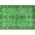 thumbnail image 1 of Ahgly Company Indoor Rectangle Medallion Emerald Green Traditional Area Rugs, 3' x 5', 1 of 4
